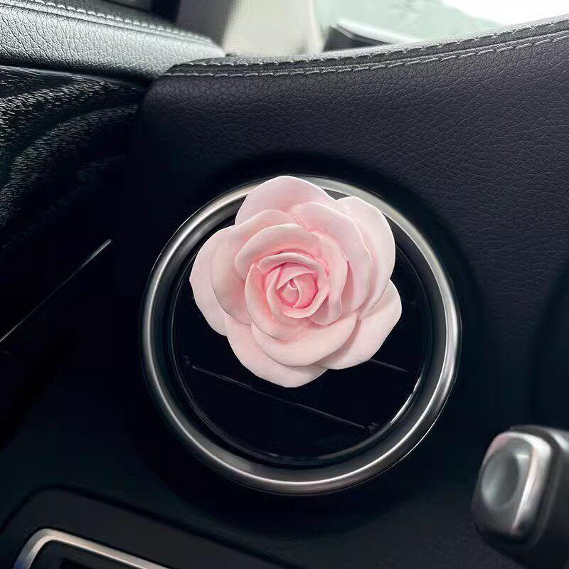 Butterfly Tulip Car Fragrance Diffuser Stone High-End Flower Car Air Vent Decoration Interior Ornament