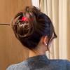 Sweet Ponytail Clip Red Vintage Spring Clip Luxury Acetate Hair Clip  Hair Accessory