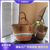 New Shoulder Straw Bag Casual Fashion Beach Women's Bag Large Capacity Vegetable Basket Handbag Tote Women's Bag