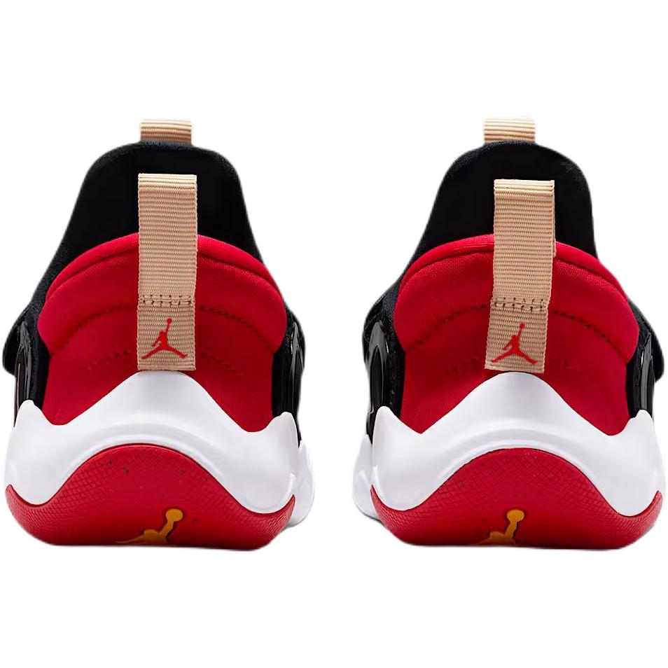 Air Jordan 23/7.2 EasyOn PS Black Fire Red Kids Sneakers White Sesame HF3415-005