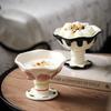 Original Underglaze Ceramic Goblet Ice Cream Ice Cream Cup Container High Value Dessert Cup Water Cup Creative Cup