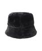 Панама из искусственного меха Боа флис черный BUCKET01 SB ECO FUR BLK [New Era] M/L