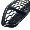 Car Front Bumper Radiator Grille For Ford Fusion Mondeo 2013-2016 Honeycomb Mesh Center Racing Grille Cover Gloss Black ABS