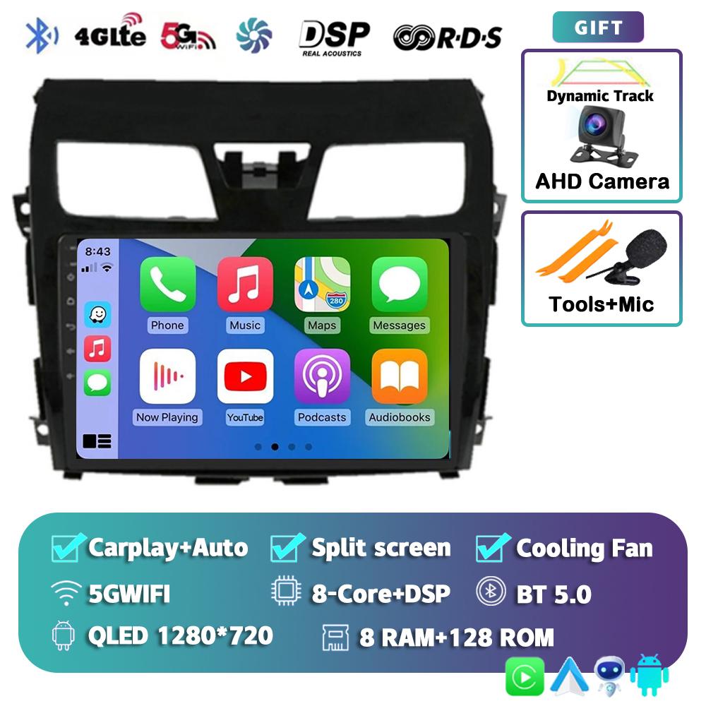 Android 14 Carplay автомобильное радио для Nissan Teana Altima 2013 2014 2015 GPS мультимедийный видеоплеер DSP стерео 360 камера головное устройство