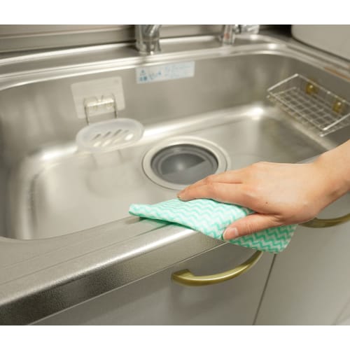 Kakuri Sangyo SUNDRY Counter Cloths, 50 count, Blue, 34 x 50 cm, Nonwoven Fabric, for Cloths, Dusters, and Dishcloths