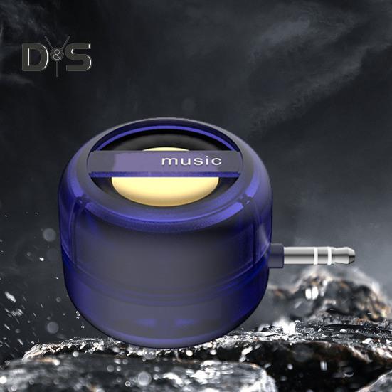 Мини-портативный динамик 3,5 мм AUX аудиоинтерфейс перезаряжаемый Plug-Play универсальный линейный динамик для смартфона с четким басом