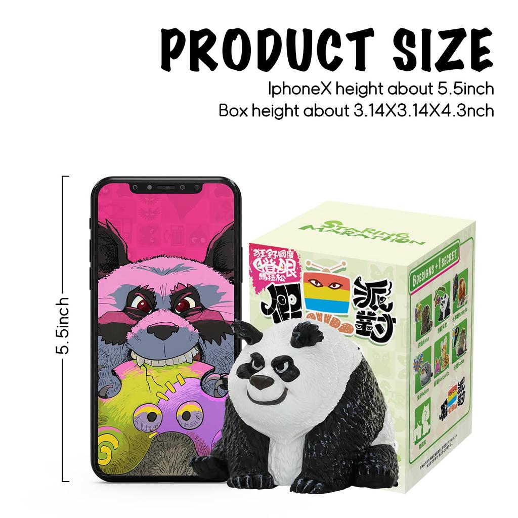 52TOYS Staring Marathon Series Blind Box 1 PC Gachapon Toy Lucky Bag Action Figure Toy Cute Creative Gift Room Decor Desktop Decoration Inch Birthday