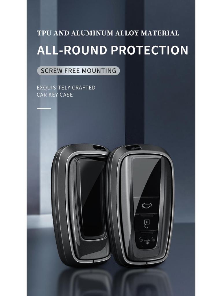 Футляр для ключа Toyota: Подходит для Highlander, Camry, Crown, Corolla, Prado, Reiz