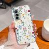Cellphone Case For Vivo X70 X80 Pro Plus X200S X27 X21 X60 Beautiful Flower Pattern Transparent TPU Advanced Anti Slip Protective Shell For Vivo Cover