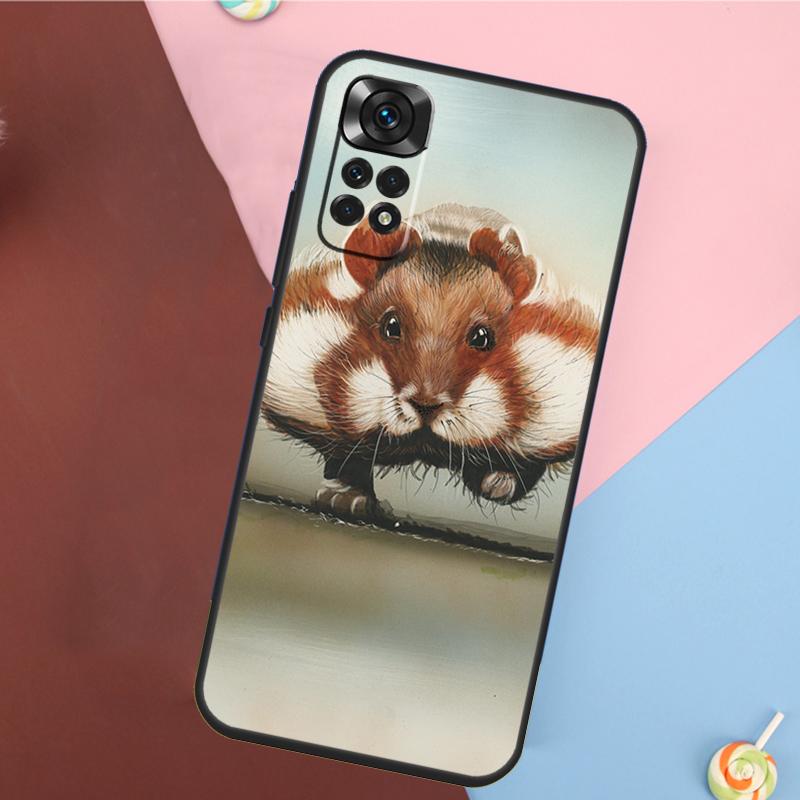 Милый Милый Домашний Питомник Хомяк Чехол Для Xiaomi Redmi Note 14 13 Pro 12 11 9 10 9S 10S 11S 12S Redmi 14C 10C 12C 13C Чехол