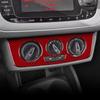 Наклейка из настоящего мягкого углеродного волокна для Seat Ibiza 6j 2009 2010 2011 2012 2013 2014 LHD RHD Панель рамки центральной консоли управления кондиционером автомобиля T R3W0