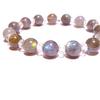 Brilliant Charm for a Happy Labradorite Bracelet for Men and Cut and Natural Power 8mm Size 18cm Kanoishi [A Life] Women, Quartz, Stones, (For
