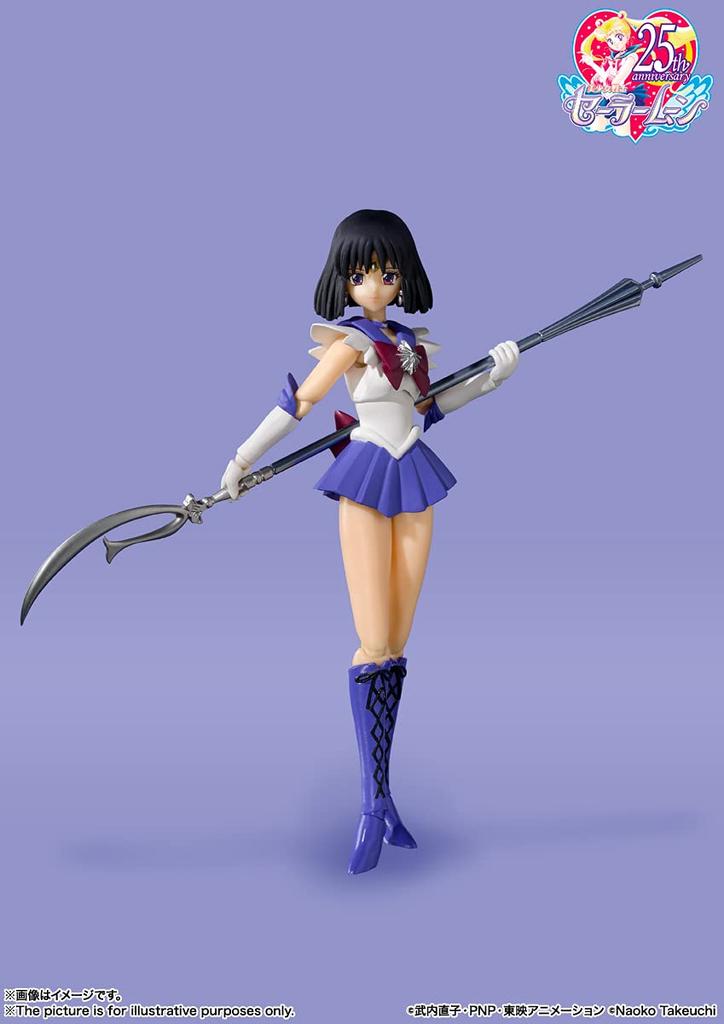TAMASHII NATIONS Sailor Moon R Sailor Saturn Color 130 мм окрашенная подвижная фигурка SHFiguarts -Animation Edition- Приблизительно. ПВХ и АБС