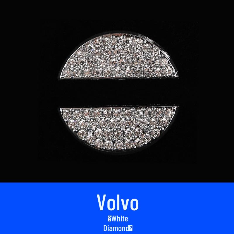 Наклейка со стразами на логотип руля - Стильное украшение салона автомобиля