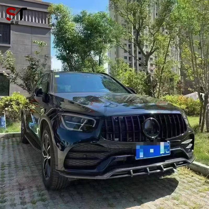 Передний сплиттер из углеродного волокна для моделей Mercedes-Benz GLC X253/C253 21-24 гг.