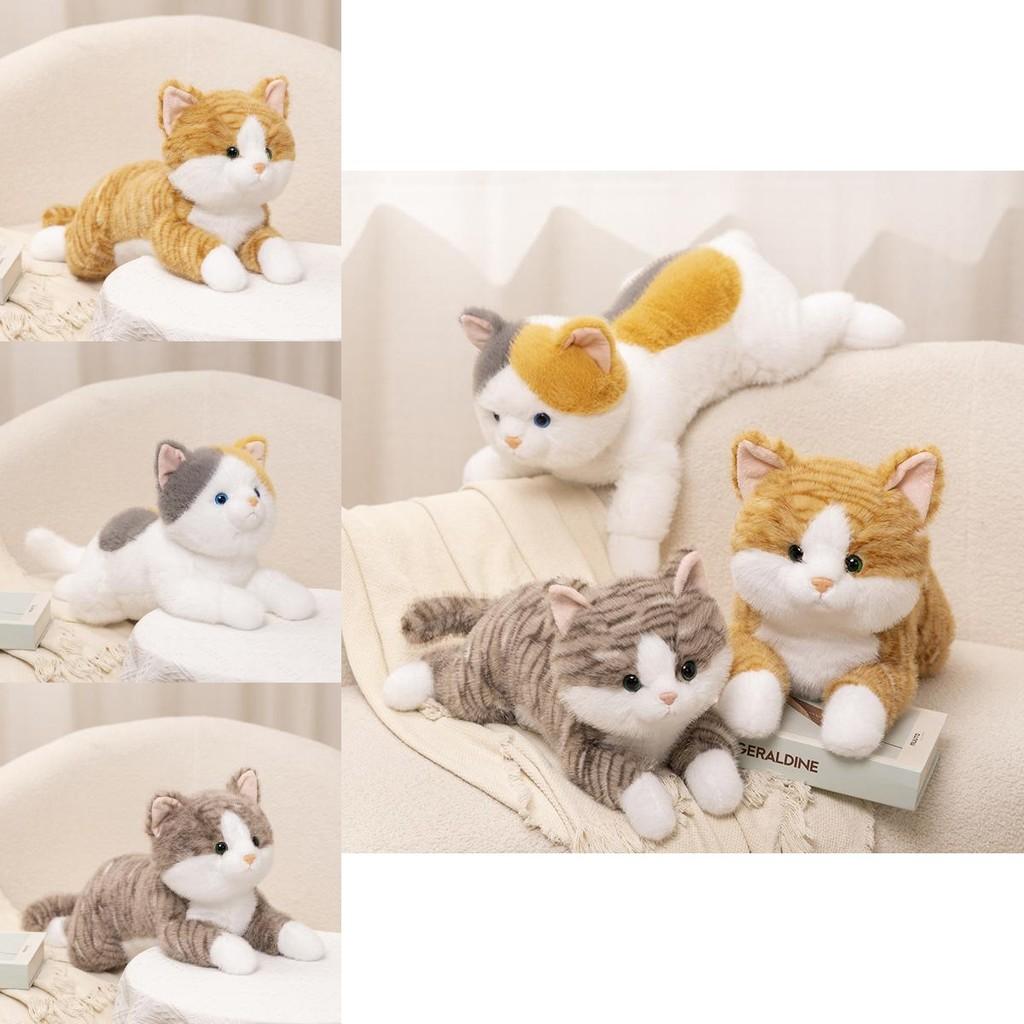 Adorable Plush Cat Toy Realistic Cute Kitten Doll For Companionship And Gifts