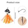5Pcs Topwater Fishing Lures Bass Fishing Lures Spinner Baits Hard Soft Buzzbait Lures for Freshwater and Saltwater
