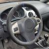Кожаная оплетка на руль из замши Blue-Line для Vauxhall Corsa (D) Опель Корса