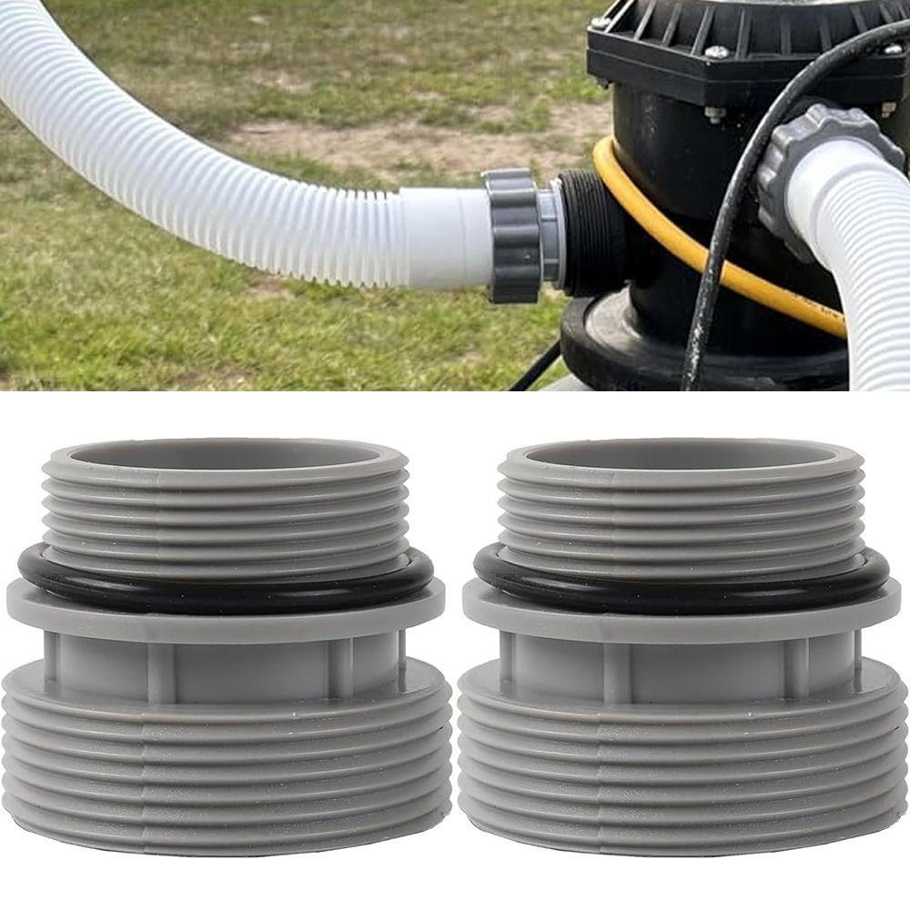 40mm to 1 1/2" Pool Pump Hose Adaptor Plastic Filter Port  Adaptor Pump Replacement  Fit for Intex
