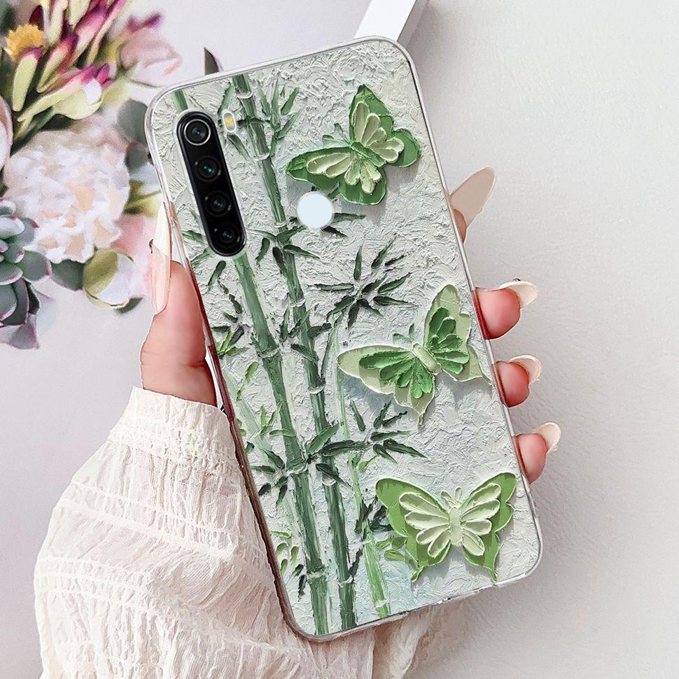 6.3" Silicone Case For Xiaomi Redmi Note 8 Soft TPU Cute Patterned Cover Case For Redmi Note 8  Note8 Protective Shell Bumper