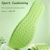 NO.8 Soft Breathable Sport Cushioning Inserts Wormwood Deodorant Insoles for Men Women Boost Shoe Pads Mesh Can Cut Size Insole