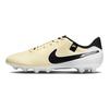 Nike Tiempo Legend 10 Удобные футбольные бутсы FG с круглым носком Унисекс Футбольные бутсы Желтый Белый Черный DV4339-700