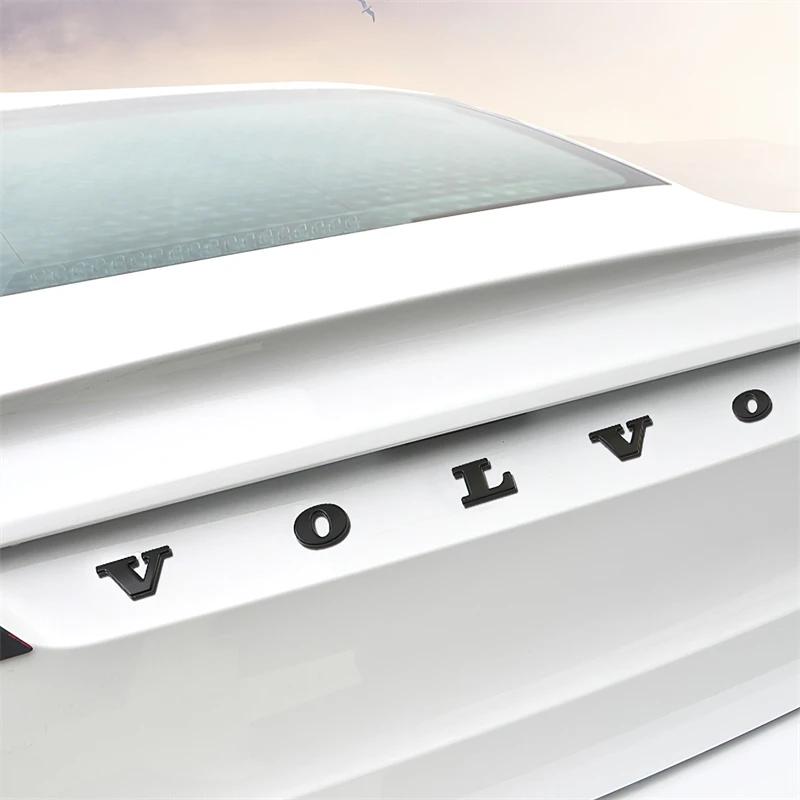 Металлические наклейки с буквенным значком Volvo Car для багажника автомобиля Volvo Xc60 Xc90 V40 V60 S60 V50 V90 S80 C40 XC40 V70 XC70 C30 C70 Rdesign