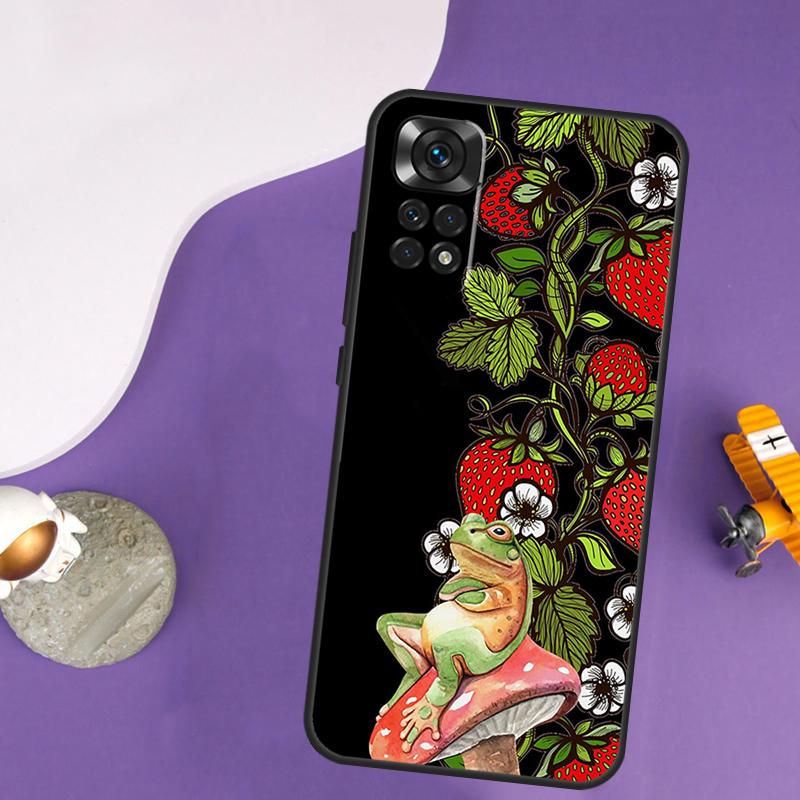 Чехол Hippie Mushroom Frog shrooms для Xiaomi Redmi Note 13 Pro 14 12 9 10 11 Pro 10S 11S 12S Redmi 10C 13C 14C 12C