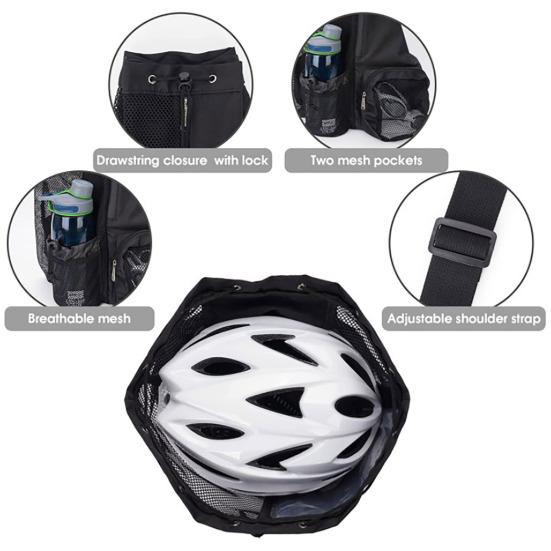 Спортивный рюкзак на шнурке для спортзала, большая вместимость, большая несущая сетчатая сумка для плавания с мокрым карманом, дорожный пляжный рюкзак для плавания