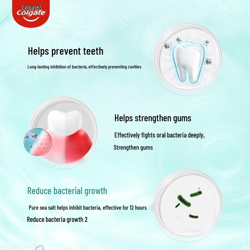Darlie Ultra White Baking Soda Toothpaste & Colgate Fruit Mouthwash Bundle