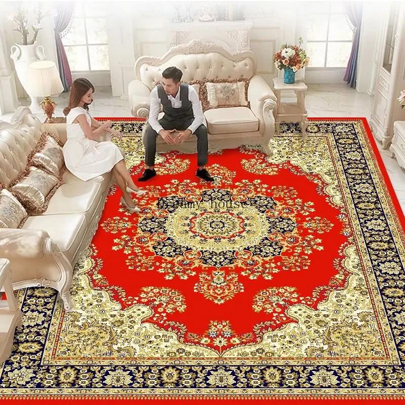 Европейские роскошные ковры для гостиной 200x300 Декорация дома Ковры большой площади Декор спальни Ковер для лаунжа Моющиеся коврики для пола