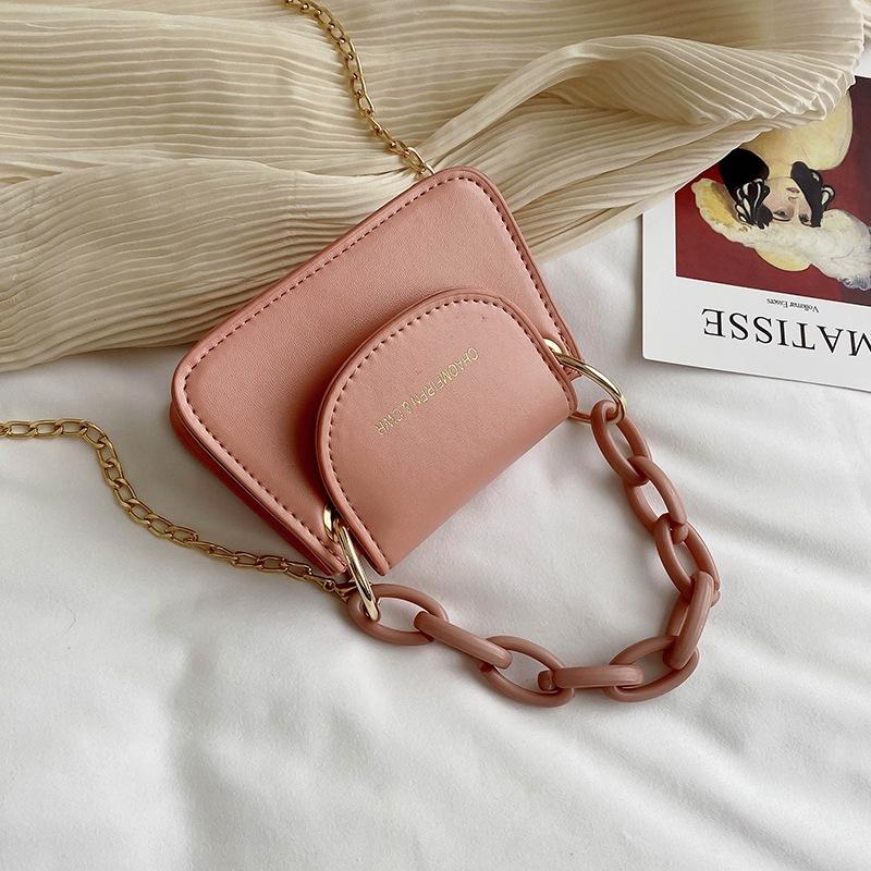 Сумка женская Tide Fashion Chain Mini Lipstick Bag одно плечо Crossbody портативная маленькая квадратная сумка