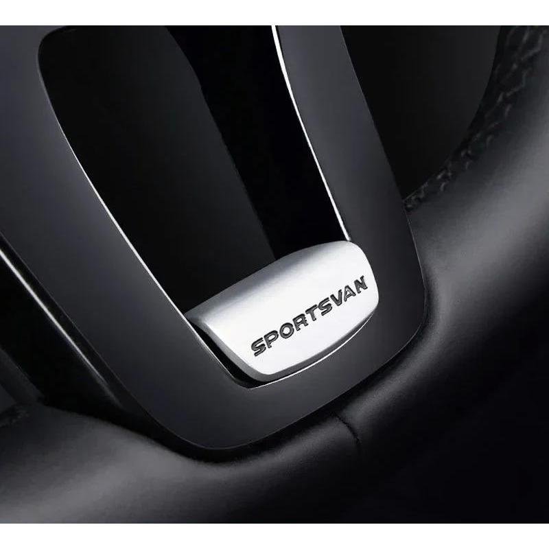 3D алюминиевый сплав Rline эмблема значок рулевого колеса автомобиля логотип наклейка аксессуары для GTI Polo Golf Passat Scirocco Jetta Beetle