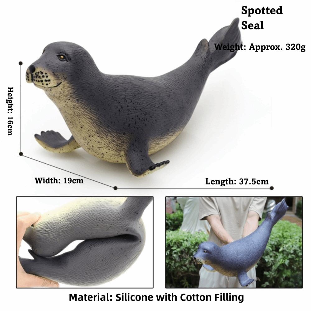 Large Size Ocean Animals Action Figures Great White Shark Model Ocean Animal Simulation