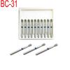 10pcs/ Box Diamond Bur Drill High Speed Handpiece Polishing Kit 1.6mm for Dentistry Clinic BC-31