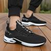Fashion Men's Shoes Breathable Mesh Fashion Lightweight Walking Flat Shoes Tennis Sneakers Outdoor Running Fitness Skateboard Summer