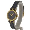 GUCCI Sherry Watches gold blackDial Plated Gold/Stainless Steel Quartz Analog display Women Used