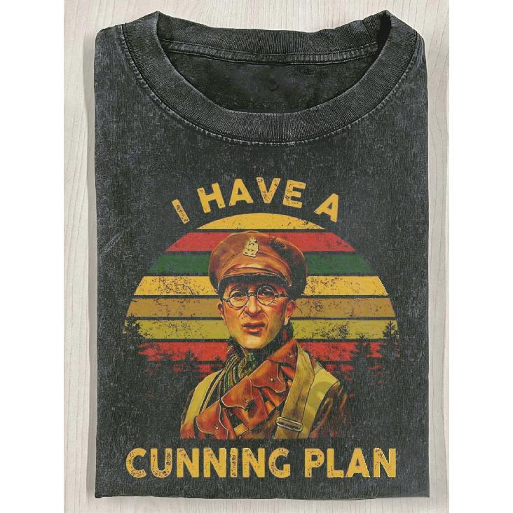 Blackadder TV Show T-Shirt - Baldrick & Blackadder Vintage Graphic Tee Suitable for British Comedy Fans, Soft Breathable Round Neck Short Sleeve