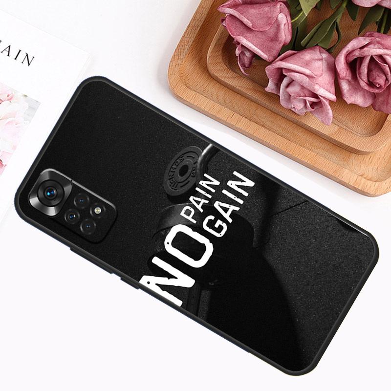 Motivational Gym Fitness Case For Xiaomi Redmi Note 9 10 11 12 13 14 Pro 9S 10S 11S 12S Redmi 14C 13C 10C 12C Cover