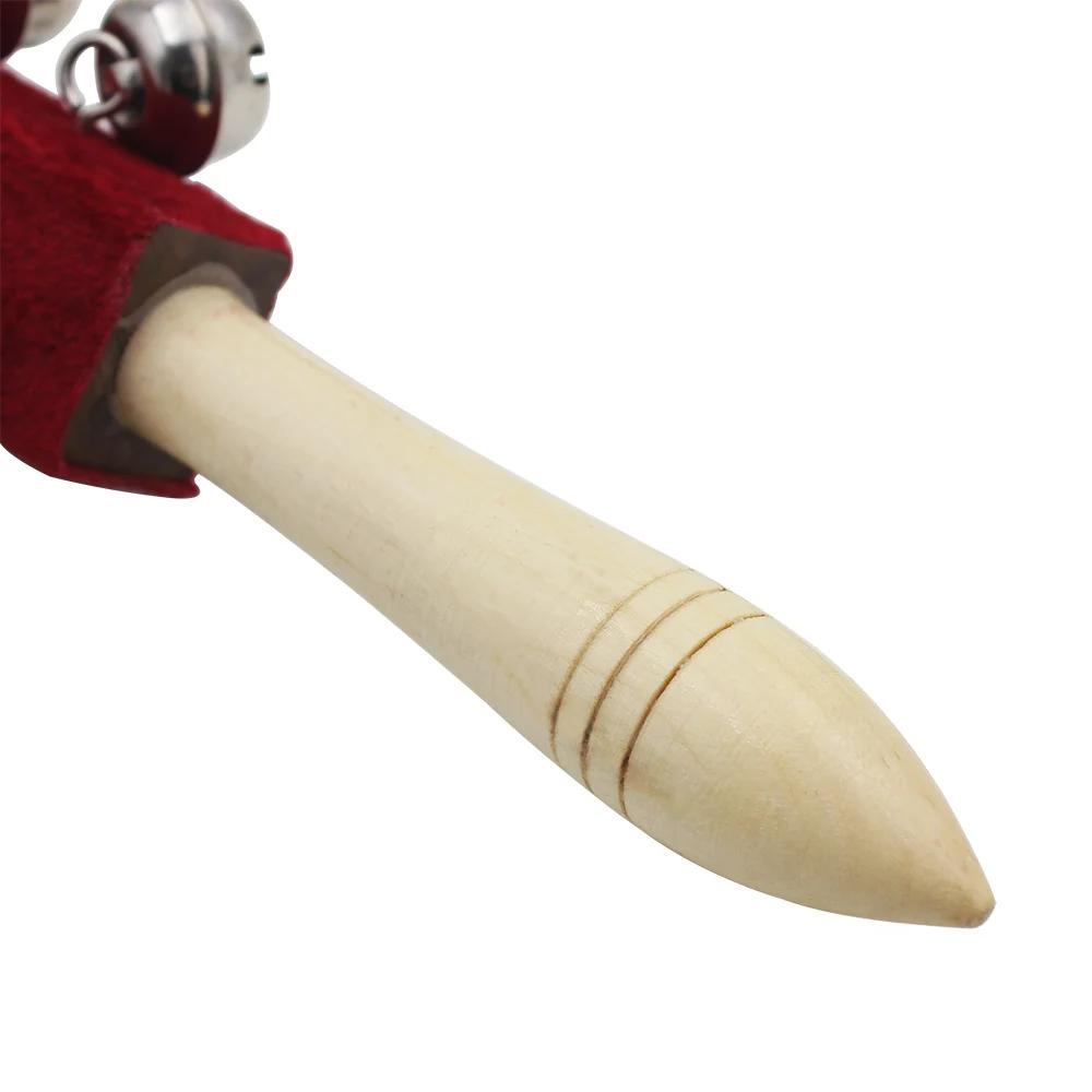 Wooden 21 Bell Rod Orff Instruments Toys Early Education Stick Shaker Musical Toy for Children Kids Gifts Percussion Instruments