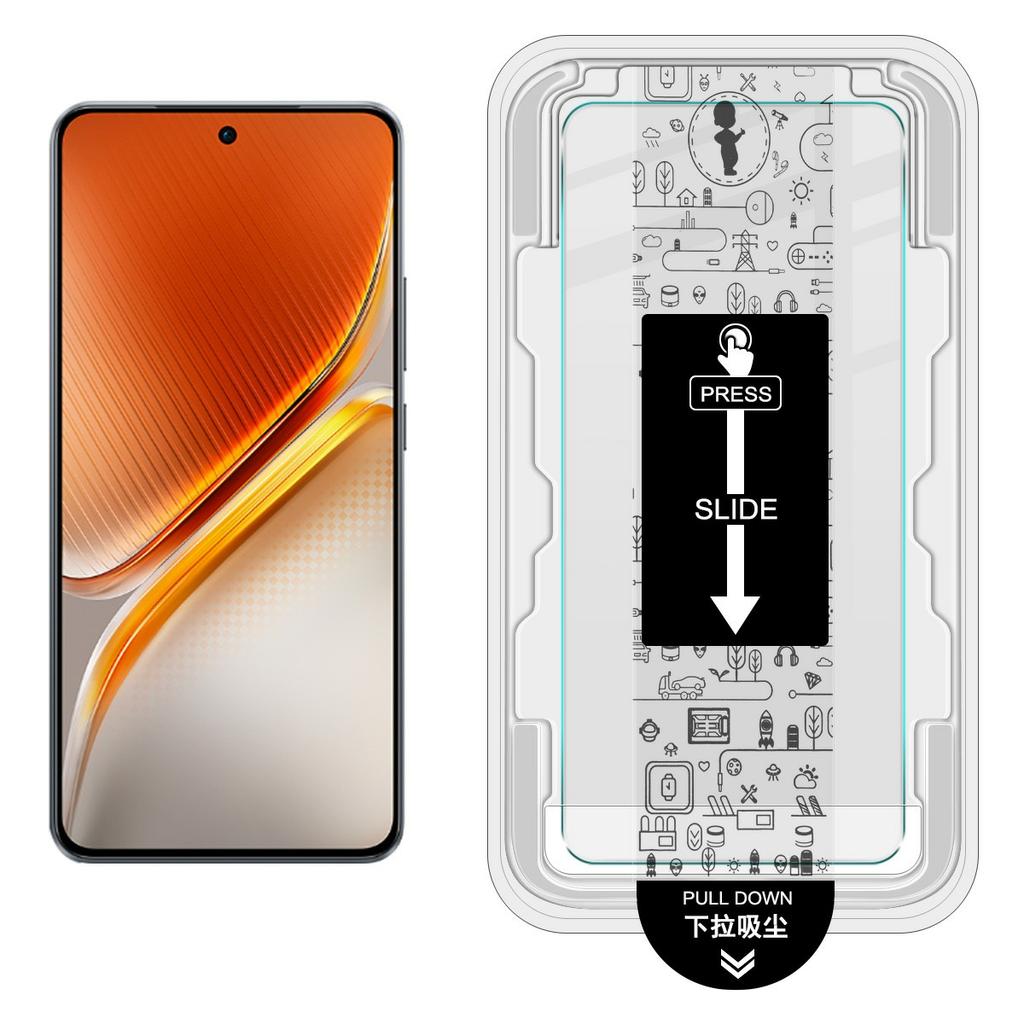 IMAK H Series Защитное стекло для экрана для vivo iQOO Neo10 5G Пленка для установки без пыли (Разблокировка отпечатком пальца)