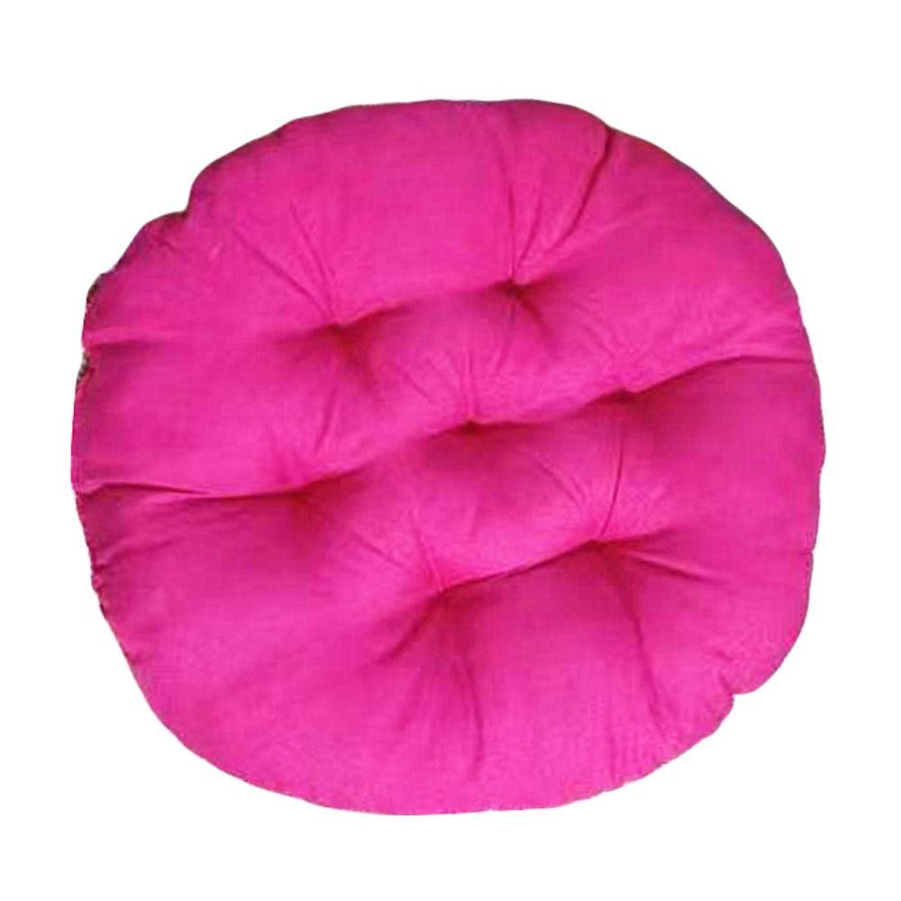 Nap Pillow Chair Cushion Solid Color Round Cushion Durable Tatami Mat Winter