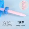 Ceramic Milling Cutter Flame Carbide Nail Drill Bits Pink Gel Remover Electric Machine Drills Polishing Peeling Nails Art Tools