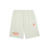 Puma Classics Dance Crew Letter Logo Print Lace-Up Straight Casual Shorts Unisex Shorts White 627177-65