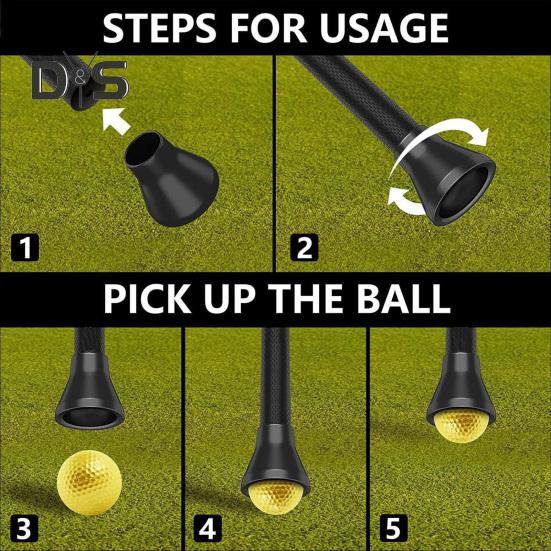 3 шт., захват для паттера, захват для мяча для гольфа, многоразовый захват для мяча, присоска, инструмент для захвата, аксессуар для гольфа