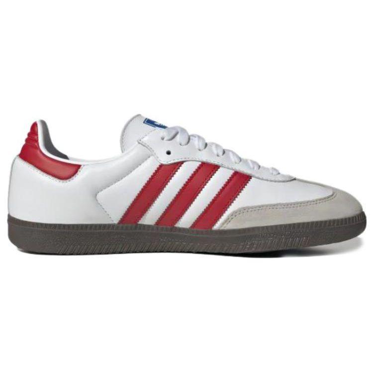 adidas Кроссовки унисекс Samba OG White Scarlet Cloud-White Better-Scarlet Поставщик-Цвет IG1025