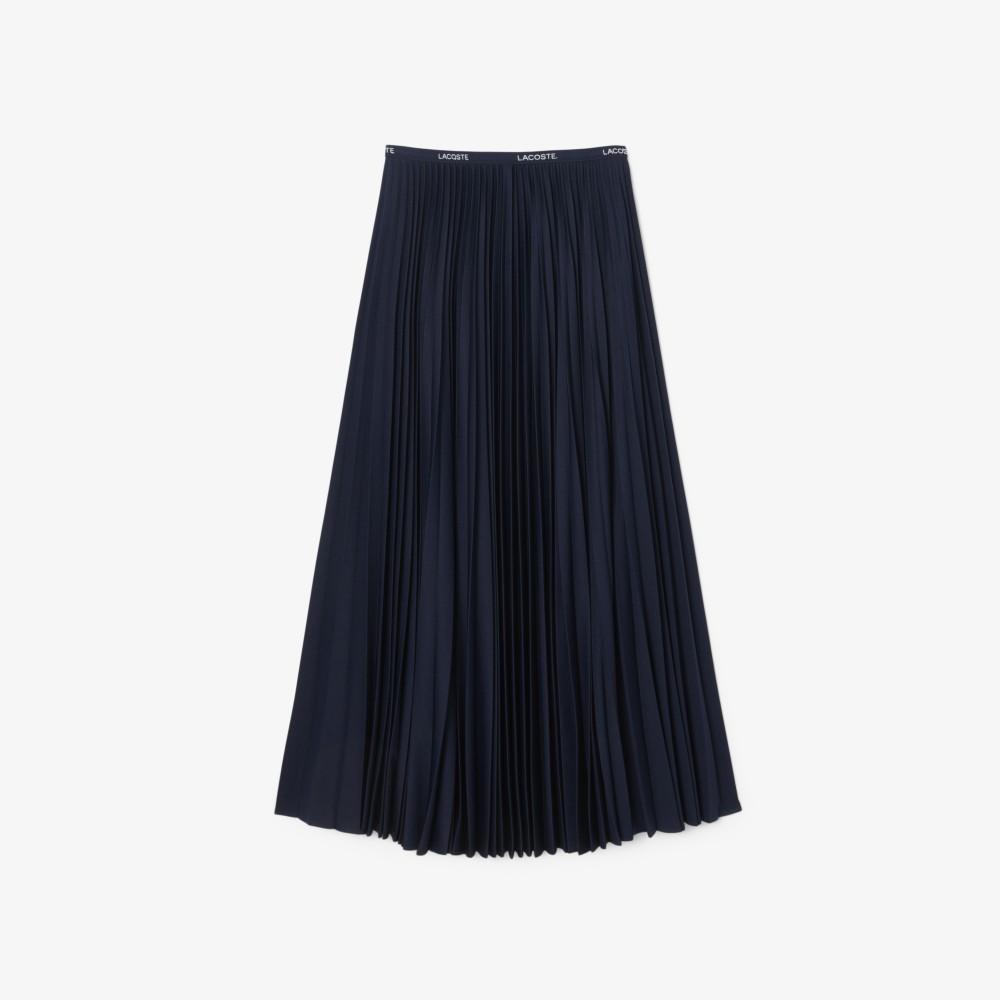 [lacoste] Women's Essential Long Pleated Skirt JF1402-56G166