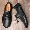 Genuine Leather Casual Men Loafers Comfortable Slip On Moccasins Flats Soft Daily Walking Driving Shoes