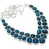 Apatite Gemstone Handmade 925 Silver Jewelry Necklace 18" JCN484-159