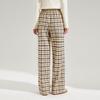 Women's Plaid Casual Trousers